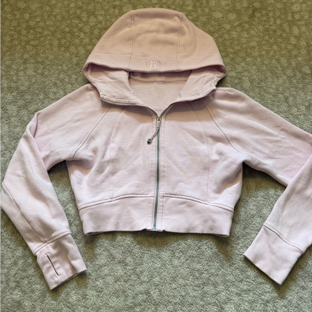 lululemon Scuba Full-Zip Cropped Hoodie